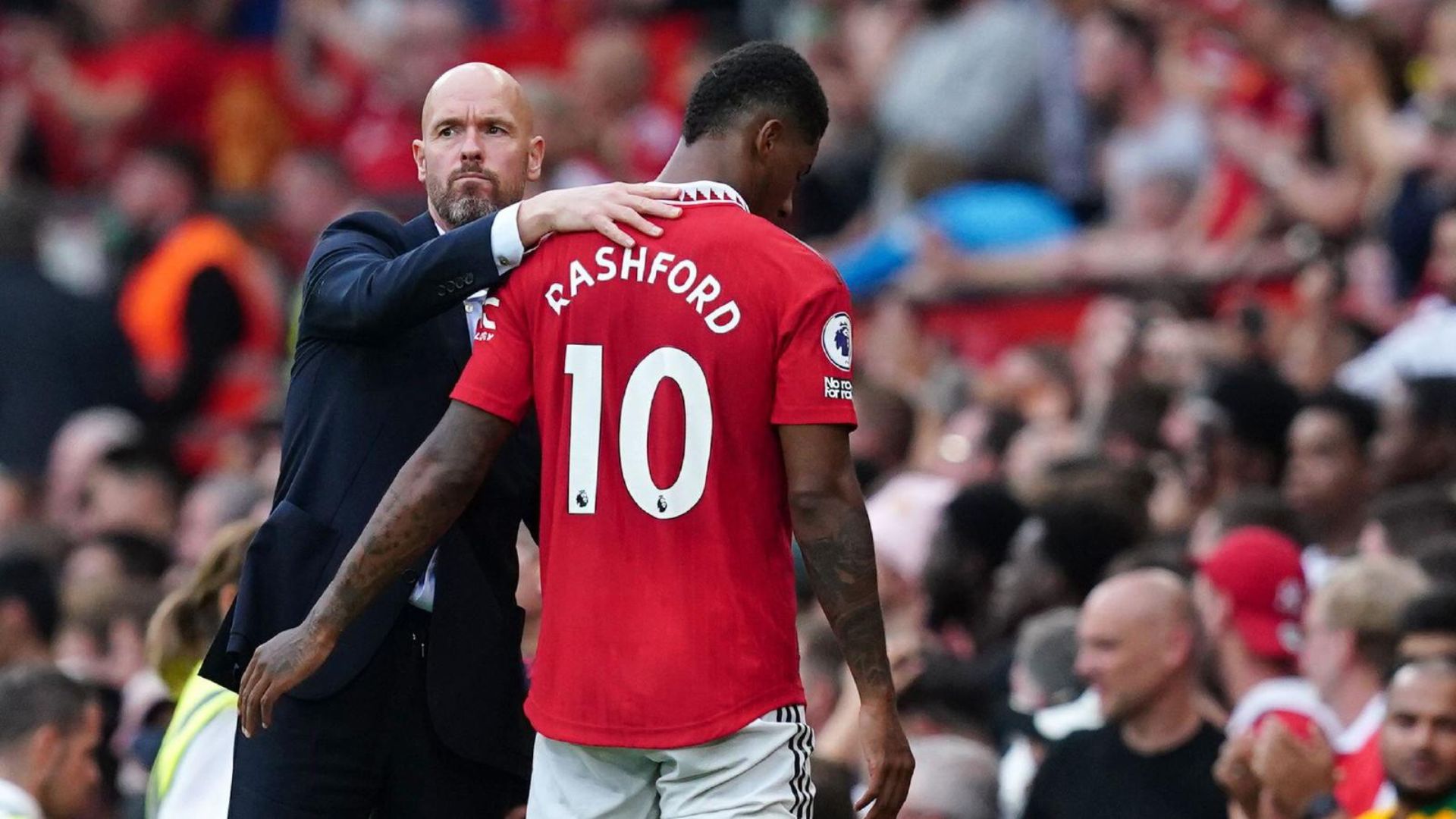 Ten Hag Heaps Praise On Rashford